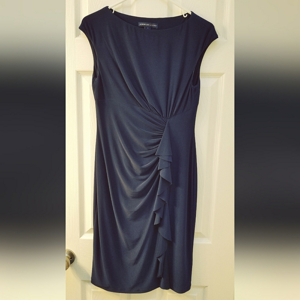 American Living Navy blue party or work dress